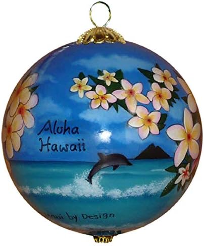 Koleksiyon Hawaii Noel Süsleme-Morning Glory Beyaz Plumeria MP / H