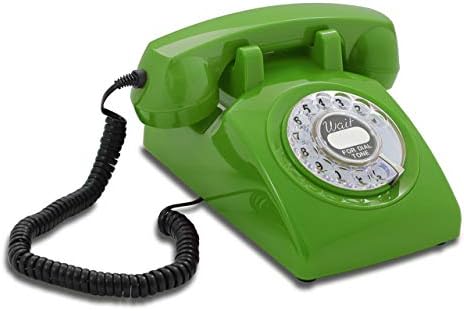 Klasik Amerika Birleşik Devletleri Döner Kadran Kakmalı Opıs 60s Kablosu: Tasarımcı Retro Telefon / Döner Kadranlı Telefon/