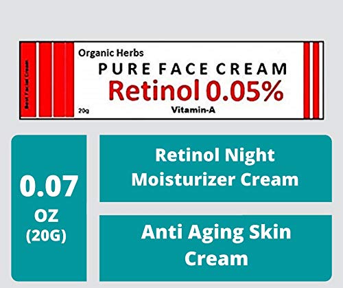 Retinol Gece Nemlendirici Krem 0.05 % Jojoba Yağı, Çay Özü, E Vitamini Gece Kremi ve Sıkılaştırıcı Krem Ben Anti Aging, Retinol