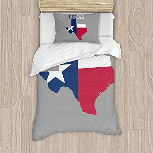 Yatak Teksas Bayrağı Göster Set Çocuklar Genç Çocuk Nevresim takımı Dekor Yatak Nevresim Ev Yatak Odası 2 Yastık kılıfları