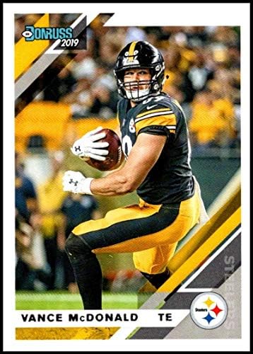 2019 Donruss 215 Vance McDonald Pittsburgh Steelers NFL Futbol Ticaret Kartı