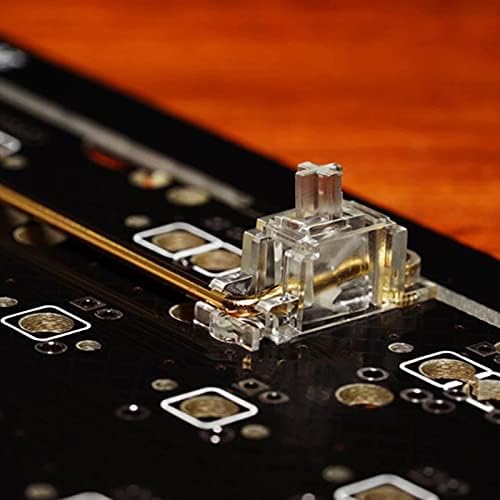 Homyl Altın Kaplama 2U Uydu Mili Tel Vida Mekanik Klavye Stabilizatörler Değiştirici Aksesuarları-6.25 U ve 7x2U