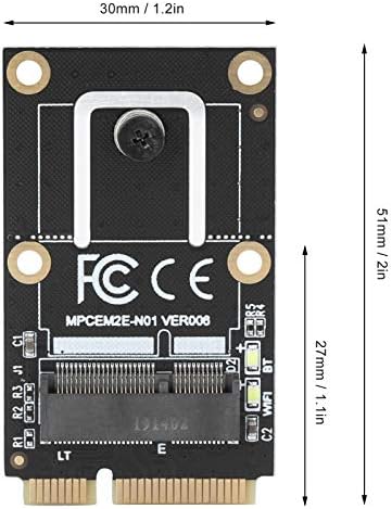 Mini PCI-E (PCIE+USB) Adaptörü, Dahil IPEX 4 Anten Arayüzü/IPEX Arayüzü Bluetooth WiFi Kablosuz Kart ile uyumlu Mini PCI‑E