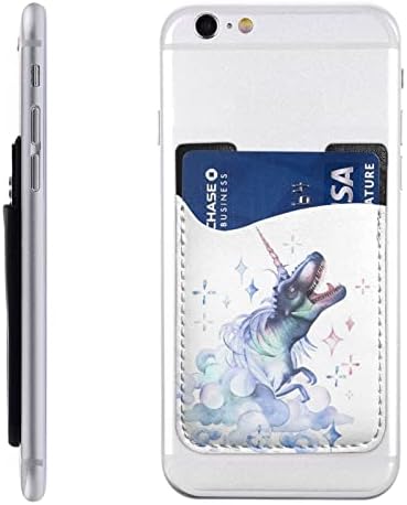Sihirli Dinozor Unicorn ile Parıldıyor Kükreyen Telefon Cüzdan, telefon Kredi kartı tutucu 3 m Yapıştırıcı Üzerinde Sopa Cüzdan