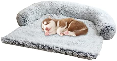 Yumuşak Peluş Pet Yatak Yatak Yastık Nefes Kediler Köpekler için, Küçük Orta ve Büyük Evcil Kanepe Uyku Yatak-XS Gri