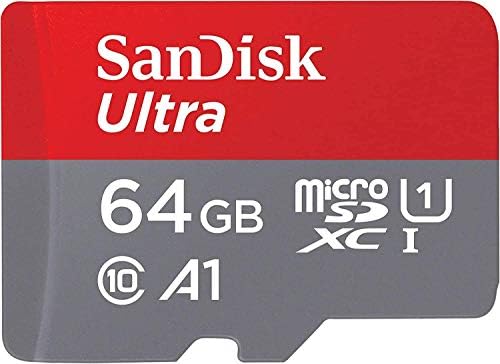 Ultra 64GB microSDXC, SanFlash ve SanDisk (A1/C10/U1/8k/120MBs)tarafından Doğrulanan Spıce Mobile Mı-497 Plus için Çalışır