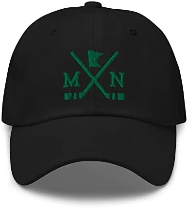 Minnesota Hokey Sopaları Retro İşlemeli MN Beyzbol Şapkası Baba Şapkası