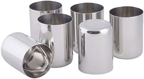 Paslanmaz Çelik Düz Cam Bardak, Drinkware & Sofra / Kapasite 300 ML | 6 Set