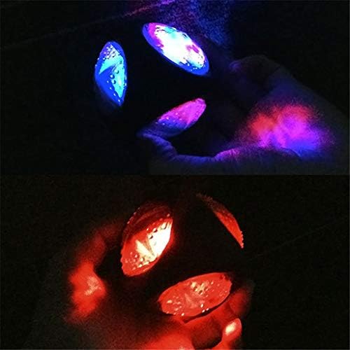 ZHGYD Pet Köpek Oyuncak Top LED Işıklı Squeak Topu Kauçuk Kabarık Bite Dayanıklı Köpek Çiğneme Topu Köpek Eğitim Köpekler ıçin