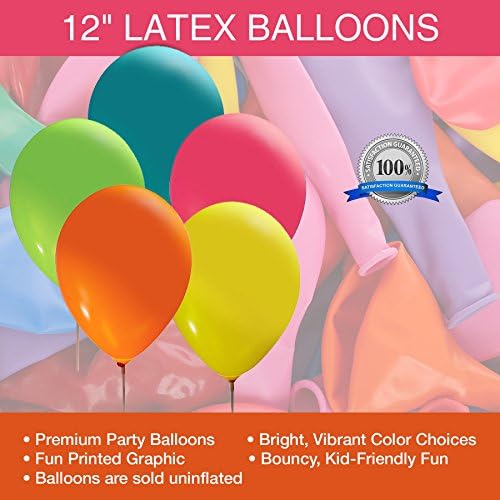 Parti Bölgesi 16 adet Yengeç Balonu Seti, Deniz Hayvanları Balonları Altında, Deniz Temalı Parti Balonları-12 Lateks, 2 Taraflı