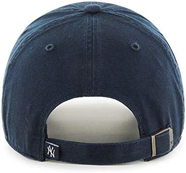 '47 New York Yankees Şapka MLB Cooperstown Logo Otantik Marka Temizlemek Ayarlanabilir Strapback Donanma Beyzbol Şapkası Yetişkin