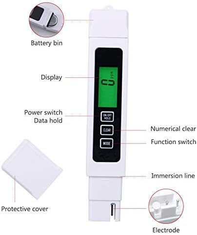 ZHU-CL Bilimsel Ölçüm Cihazları TDS Taşınabilir Kalem Su Kalitesi Test Cihazı TDS test kalemi İletkenlik Kalemi EC Metre Fonksiyonu