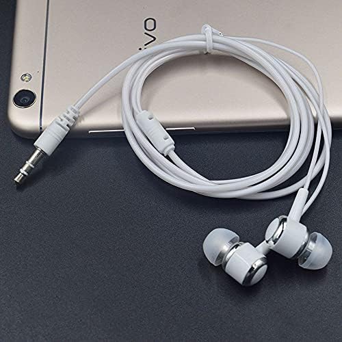 1.2 M Kablolu Evrensel Kulak İçi Kulaklıklar Kulaklıklar, Müzik Kulaklıkları Çoğu Cep Telefonu Dizüstü Tablet için Kablolu