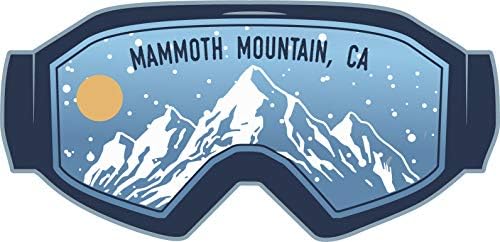 Mamut Dağ Kaliforniya Kayak Maceraları Hatıra 4 İnç Vinil Decal Sticker Kurulu Tasarım