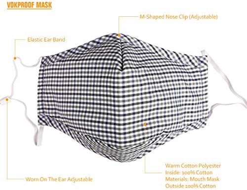 Unisex Pamuklu Yüz Maskesi-Toz Poleni Evcil Hayvan Kepeği için Yıkanabilir ve Tekrar Kullanılabilir