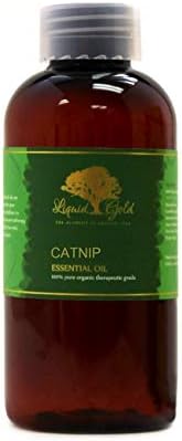 4.4 Oz Premium Catnip Uçucu Yağ Sıvı Altın Saf Organik Doğal Aromaterapi