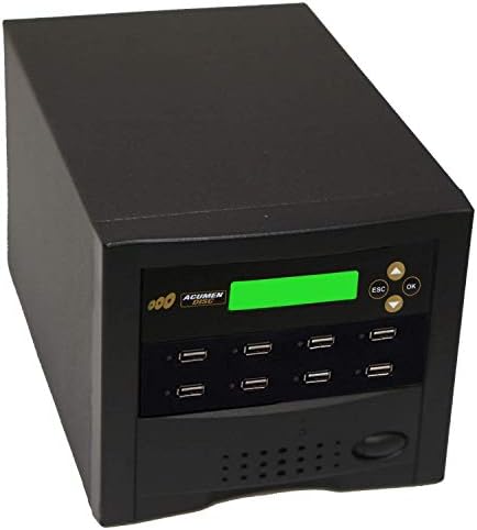 Acumen Disc 1 ila 7 USB Teksir-Çoklu Standart-A Flash Bellek Kartı Fotokopi ve Dezenfektan (DOD Uyumlu) Sistemi-2.0 / 3.0 Dijital