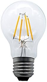 Mengjay 1 Adet A60 LED Edison Ampulleri, 4 W LED Edison Ampul, Vintage Ampuller, E26 Orta Taban Lambası, 2700 K Sıcak Beyaz,