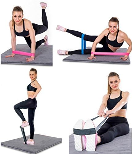 Lavany Egzersiz Kayışları, Direnç Bandı Döngü Egzersiz Bantları-Mini Streç Bantları-Egzersiz Yoga Bantları Bacaklar için Yeni