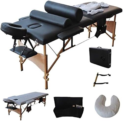 Masaj masası Taşınabilir 84 inç masaj yatağı Spa Yatak 3 Kat Yüz Masa Estetisyen Masa Salon SPA Yatak Yüksekliği Ayarlanabilir