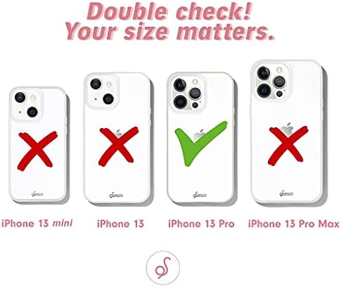 Sonix İstiridye Haksız Fiil iphone için kılıf 13 Pro [10ft Damla Test] Koruyucu Beyaz İnci Mermer Kapak Apple iPhone 13pro