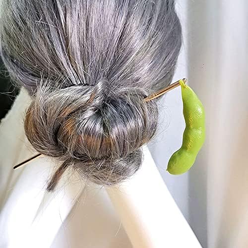 YAWAN saç Aksesuarları Headdress Edamame Gelin Izgara Şiş Süsler Firkete Püskül Kadın Saç Sopa Saç Çatal (S-E)
