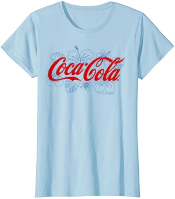 Coca-Cola Hawaii Çiçekli Logo Tişört
