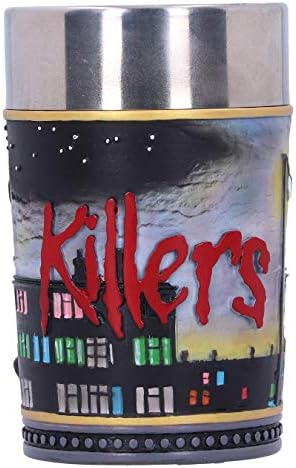 Nemesis Şimdi Resmi Olarak Lisanslı Iron Maiden The Killers Eddie Albümü Shot Glass, 8,5 cm, Siyah