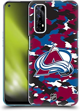 Kafa Durumda Tasarımları Resmi Lisanslı NHL Kamuflaj Colorado Avalanche Hard Case Arka ile Uyumlu Realme 7 / Narzo 20 Pro