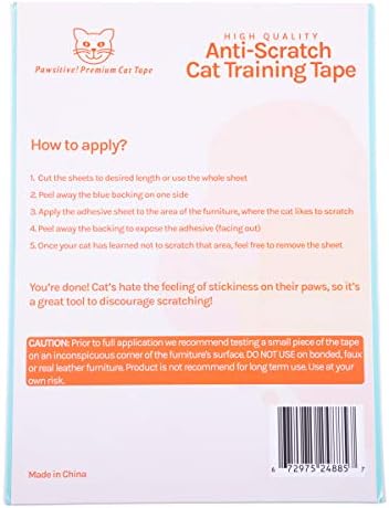Kedi Mobilya Koruyucu Eğitim Bandı - Kolay Uygulama ve Yapışkan Kalıntı İçermeyen 8 Büyük Kedi Tırmalama Bandı Sayfası. Mobilya,