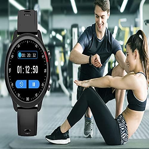WSXY erkek spor akıllı saat, Bluetooth fitnes aktivite takip cihazı, Termometre ile/Kalp Hızı/Kan Basıncı Izleme / Uyku ızleme