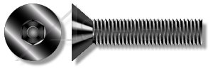 (2500pcs) 3/8-16 X 1-1 / 2 Güvenlik Makine Vidaları Düz Kafa Altıgen Soket Pimi Alaşımlı Çelik Düz ABD'de Aspen Bağlantı Elemanları,