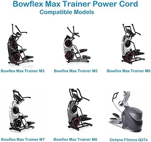 bowflex için Max Eğitmen M3 Güç Kablosu 9 V Yedek Bowflex için Max Eğitmen M5 M6 M7 M8 HVT Artı Oktan Fitness için xR6e Q35E