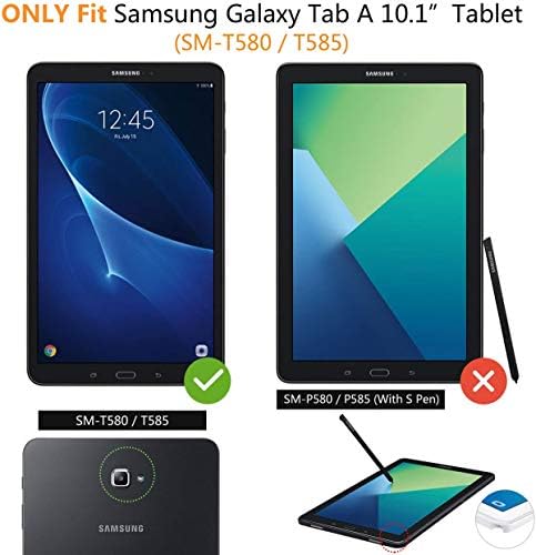 iCoverCase Samsung Galaxy Tab Bir 10.1 İnç () Şeffaf Kılıf, Ultra İnce Şeffaf Şeffaf Kılıf Kaymaz Esnek Yumuşak TPU Jel