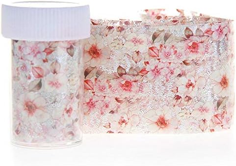 U-M Çiçek Tasarım Nail Art Etiketler Su Transferi Folyo Nail İpuçları Etiketler Manikür Dekorasyon tarafından Bir Dayanıklı