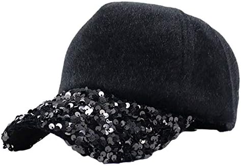 Andongnywell Unisex Bling beyzbol şapkası Taklidi Şapka Ayarlanabilir Denim Kot Şapka Güneş Koruma Kakma Elmas Şapka