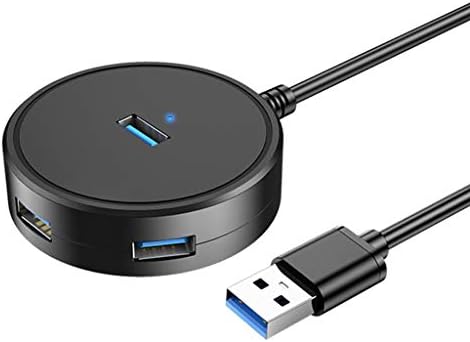 SSMDYLYM USB 2.0 Genişletici Adaptörü Şube Bilgisayar U Disk Uzatma Kablosu Seti Genişletici (Renk: Siyah)