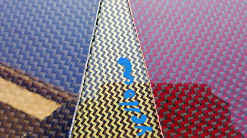 12x 18x1/32 Sarı 2x2 Çift Dimi Karbon Fiber Kevlar Hibrid Fiberglas Plaka Levha Paneli Parlak Bir Tarafı