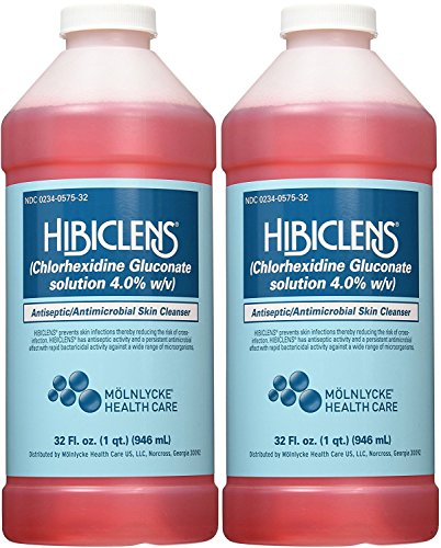 Hibiclens Antimikrobiyal Cilt Sıvı Sabunu, 32 Sıvı Ons (2'li Paket)