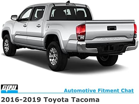CPW ile Uyumlu [-2021 Toyota Tacoma] LED Tüp Bar Kuyruk ışıkları (Krom / Kırmızı Lens)