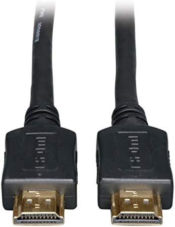 Ethernet özellikli Tripp Lite Yüksek Hızlı HDMI Kablosu, 4K HDMI Ses ve Video, CL2 Sınıfı, Siyah (M/ M), 40 ft (P568-040-HD-CL2)
