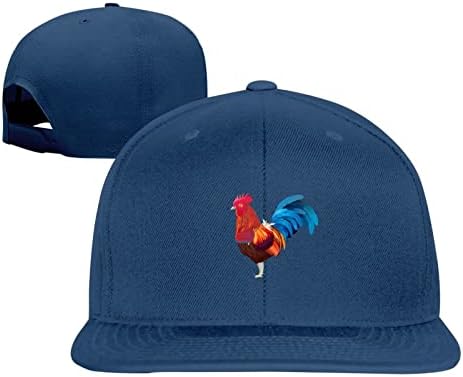 BDHJYDB Tavuk Moda Düz Ağız Beyzbol Şapkası, Ayarlanabilir Şapka, Unisex Açık Şapka