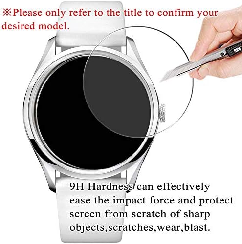 [3 Paket] Synvy Temperli Cam Ekran Koruyucu, Calvin Klein K8M211C1 9 H Film Smartwatch akıllı saat Koruyucuları ile Uyumlu