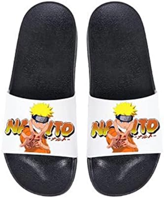 DHSPKN Anime Shippuden Terlik Düz Sandalet Kapalı/Açık PVC Ayakkabı Kakashi Uzumaki Duş Slaytlar