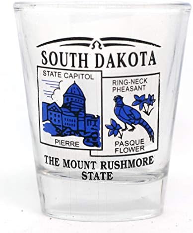 Güney Dakota Eyalet Manzarası Mavi Yeni Atış Camı