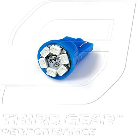 TGP T10 Mavi 6 LED SMD Plaka Kama ampuller Çifti 2007-2013 Acura RDX ile Uyumlu