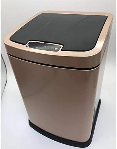 SSMDYLYM akıllı çöp kutusu Otomatik sensörlü çöp kovası Kolu Iç Kova çöp kutusu Kare çöp tenekesi Ev Mutfak Çöp Depolama (Renk: