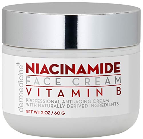Yüz için Doğal Niasinamid Ultimate Strength B Vitamini Kremi / Besleyici Nemlendirici w/B Vitamini, Retinol, Üzüm Çekirdeği
