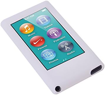 ColorYourLife iPod Nano Silikon Kılıflar Skins Kapakları için Yeni iPod Nano 8th Nesil 7th Nesil ile Temizleme Silin (İnci