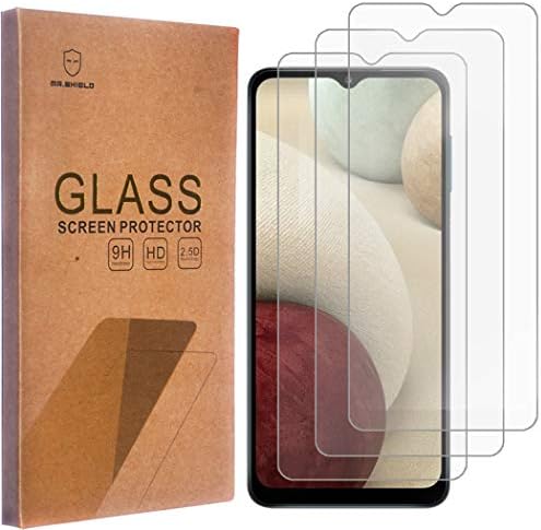 [3-Pack] - Mr. Kalkan İçin Tasarlanmış Samsung Galaxy M12 / Galaxy A12 [Temperli Cam] [Japonya Cam ile 9 H Sertlik] Ekran Koruyucu